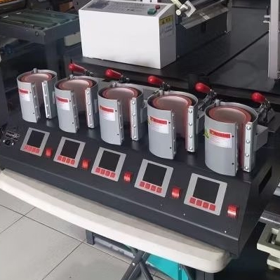 

Mesin Press Mug Sablon Gelas Keramik 5 molding Sublim Digital Innovatec Sublimation Heat Press Machine 5in1