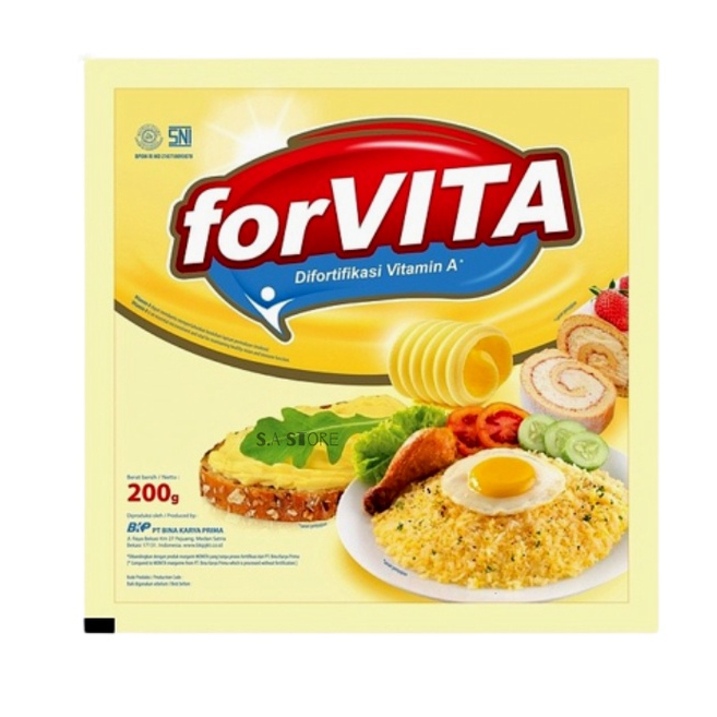 

Margarin Forvita 200gr @pcs