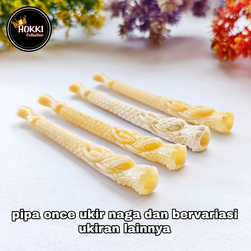 pipa once cangklong tulang sapi bervarian ukiran original