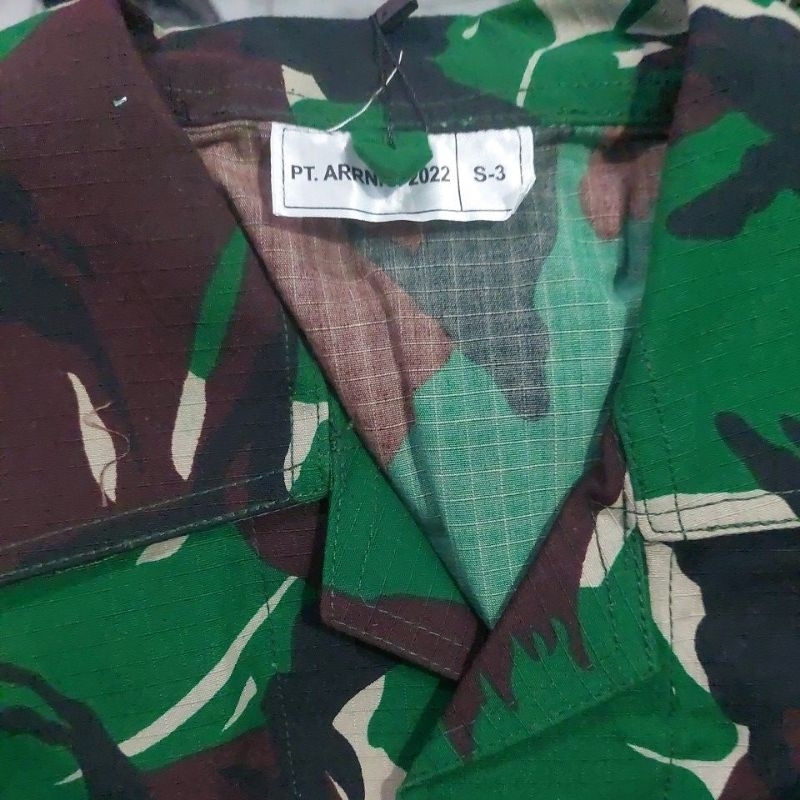 BAJU PDL JATAH ARRNIC 2022 JATAH TERBARU TNI AD