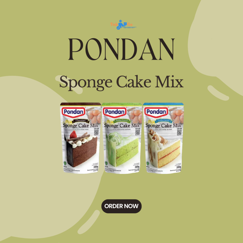 

Pondan Sponge Cake 200g