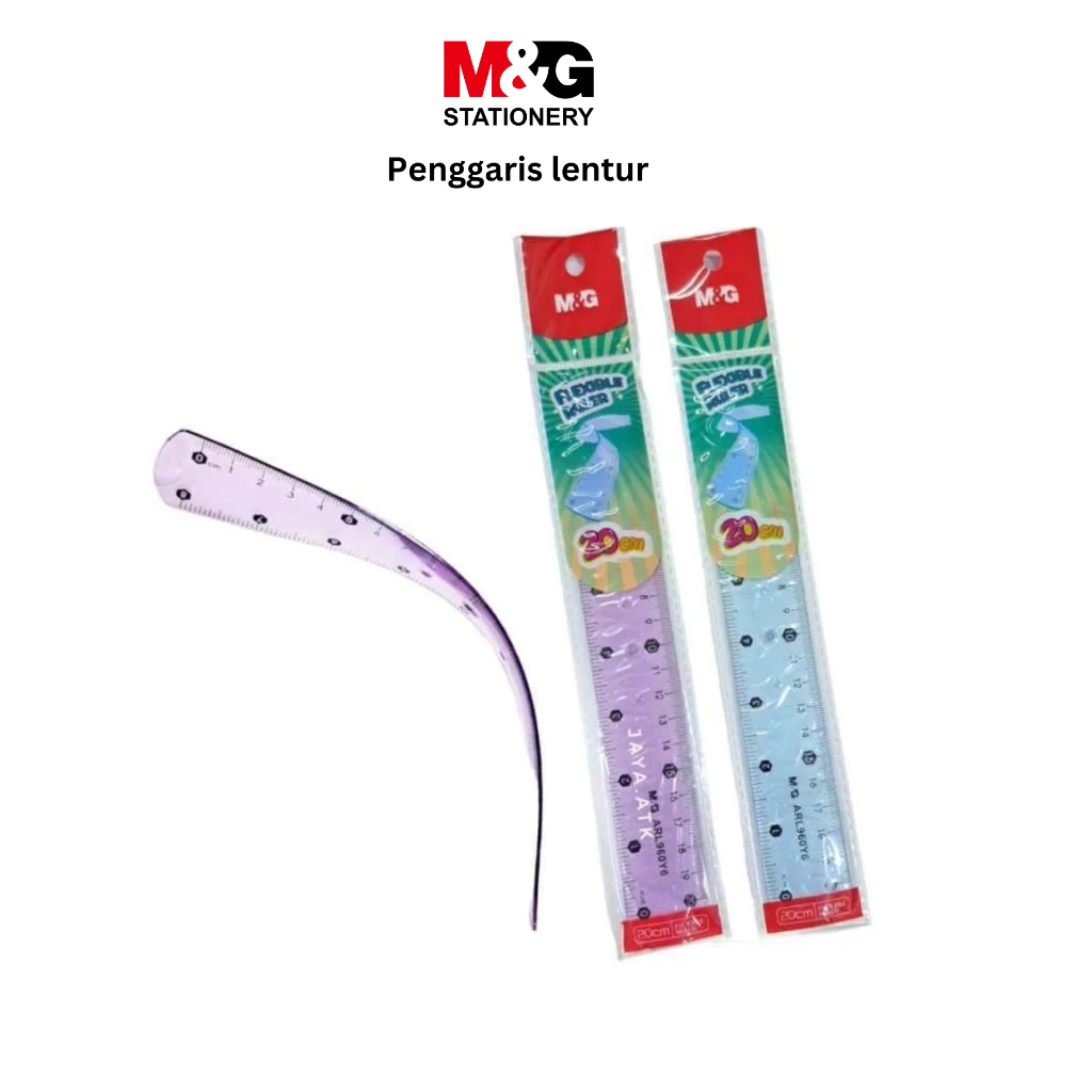 

Penggaris Lentur M&G 20cm & 30cm Flexible Ruler 2 Warna #ARL960Y6 #ARL960Y7