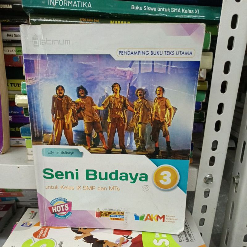 Seni Budaya untuk SMP kelas 9 HOTS AKM original bekas