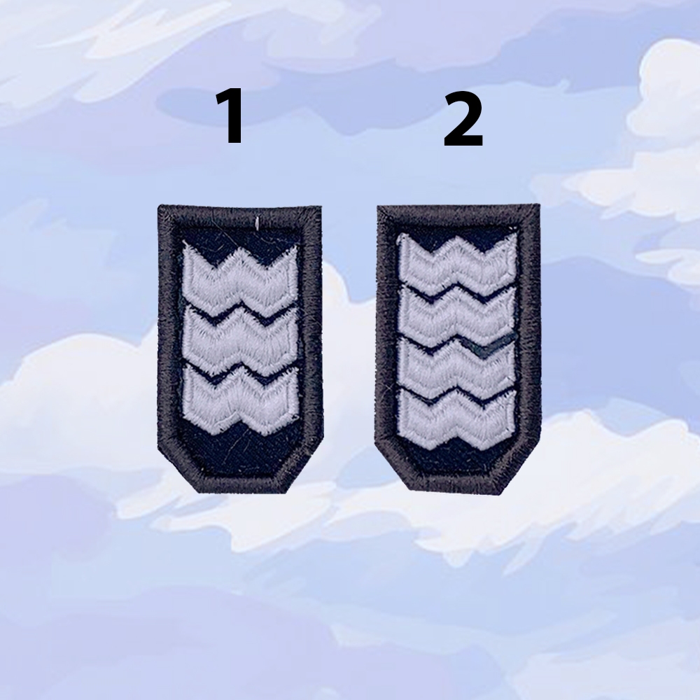 Pangkat PDL Polri Timbul / Bedge PDL Polri / Emblem Pangkat PDL Polri (6 Pcs)