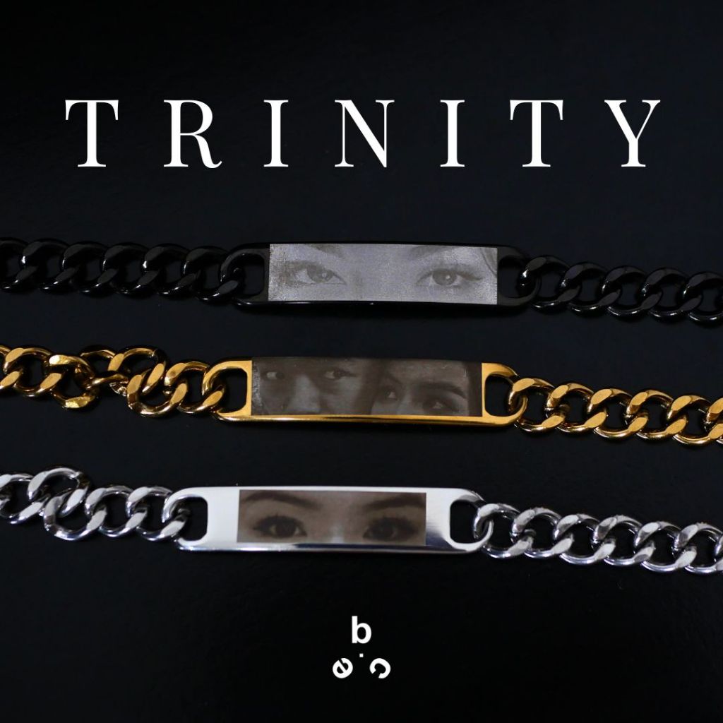 Trinity Custom Bracelet | Gelang Rantai Custom Gambar | easyboredclub