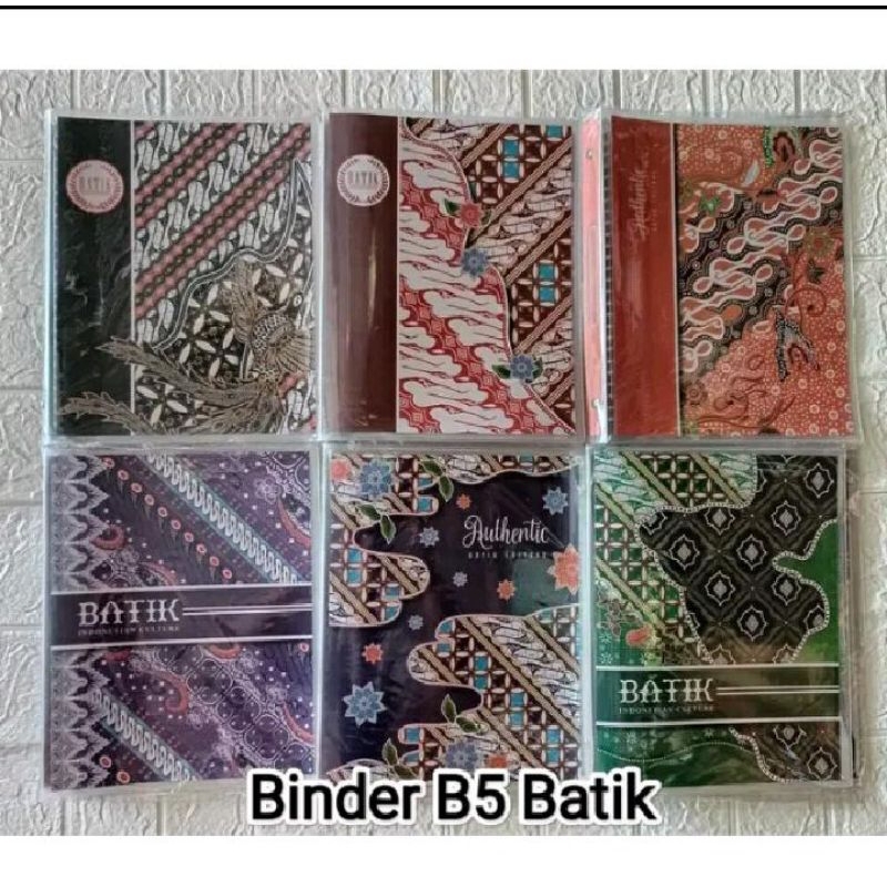 

binder b5 batik...