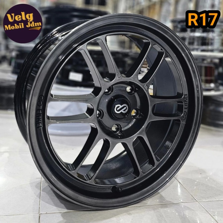velg ring 17 ENKEI RPF1 LEBAR 8 ET 40 velg racing r17 ertiga innova xpander terios hrc crv