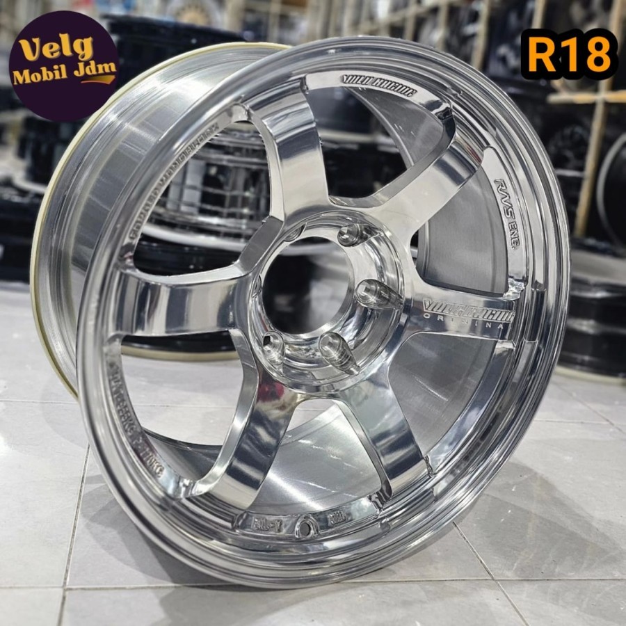 velg mobil r18 TE37 FLOW FORMING velg ring 18 Fortuner Pajero Hilux