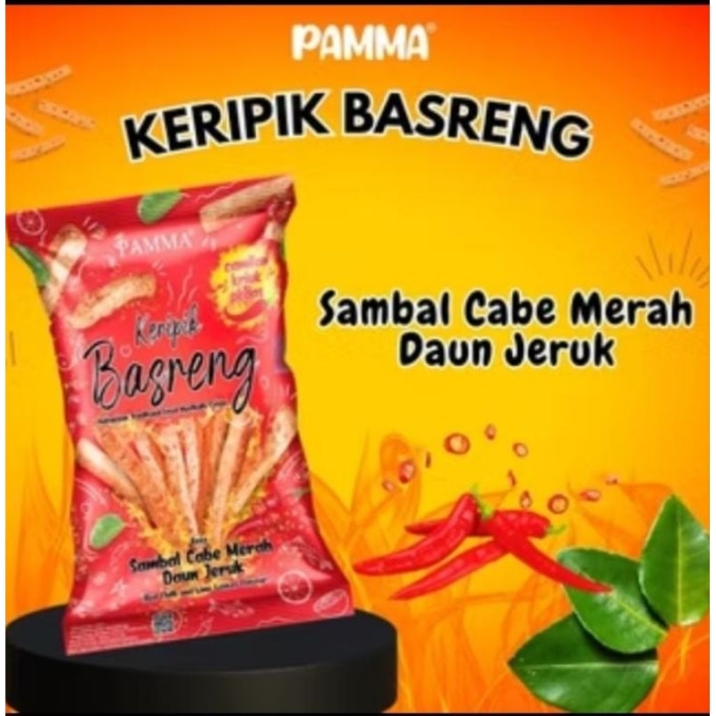 

PAMMA KERIPIK BASRENG SAMBAL CABE MERAH 60g