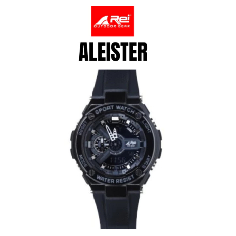 Rei Jam Tangan Digital dan Analog Pria Aleister Arei Outdoorgear watch