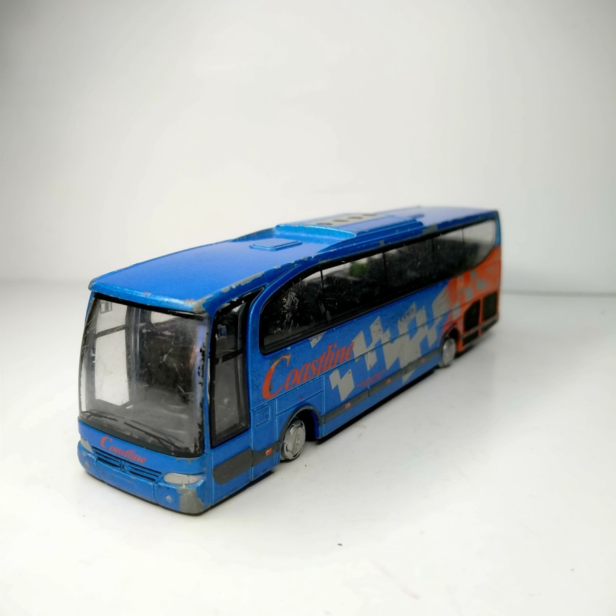Diecast Realtoy Bus Coastline MB TRAVECO 1/87 Junk bekas ORIGINAL