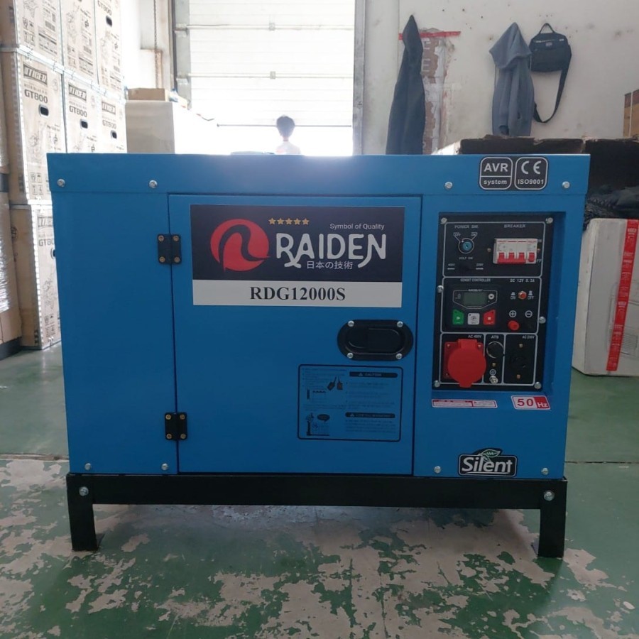 silent genset 10 kva 3 phase Raiden RDG12000 Dual Voltage