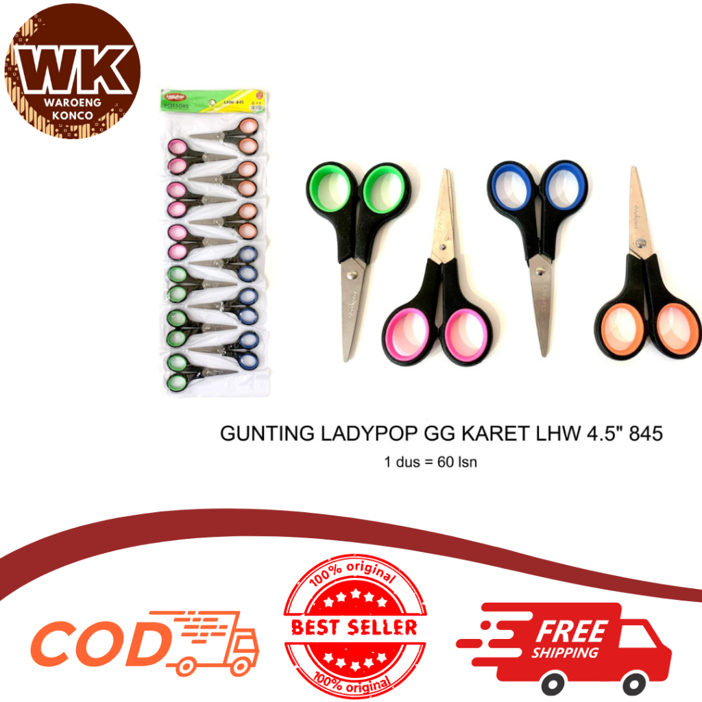 

Gunting Kecil Renteng Ladypop 845 / Gunting 1 Renteng - 12pcs