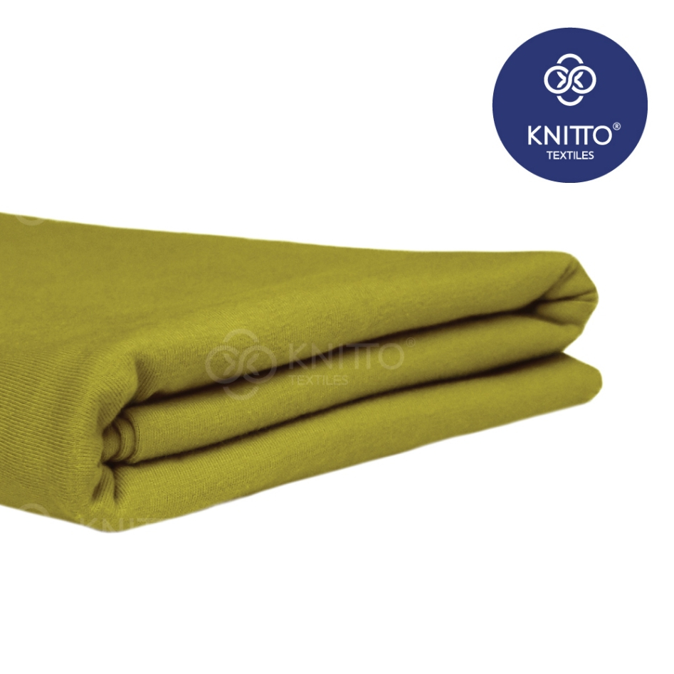 KAIN KAOS COTTON COMBED 24S GOLDEN LIME ( BAHAN KAOS ) - KNITTO