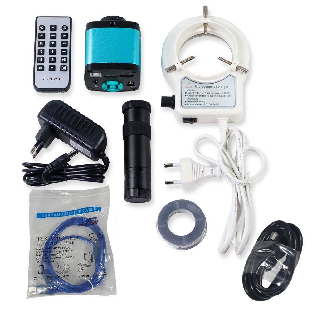 Kamera Mikroskop Industrial Digital 48MP 1080P 130X