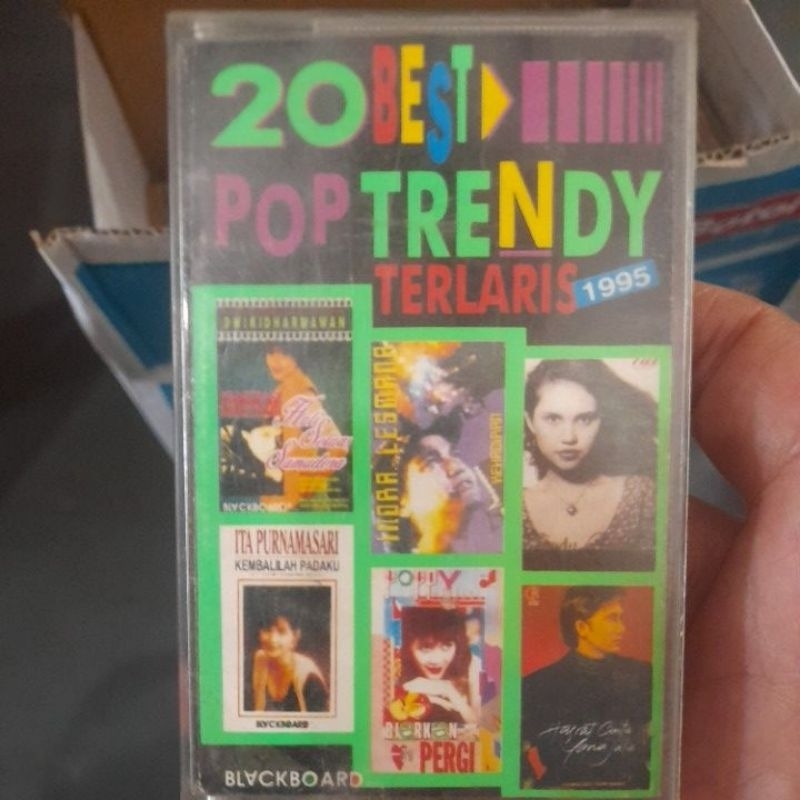 kaset pita 20 best pop trendy terlaris 1995 (K018)