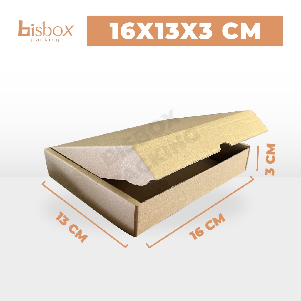 

Kardus Corrugated 16X13X3 CM | Die Cut | Kotak Karton | Box Packing