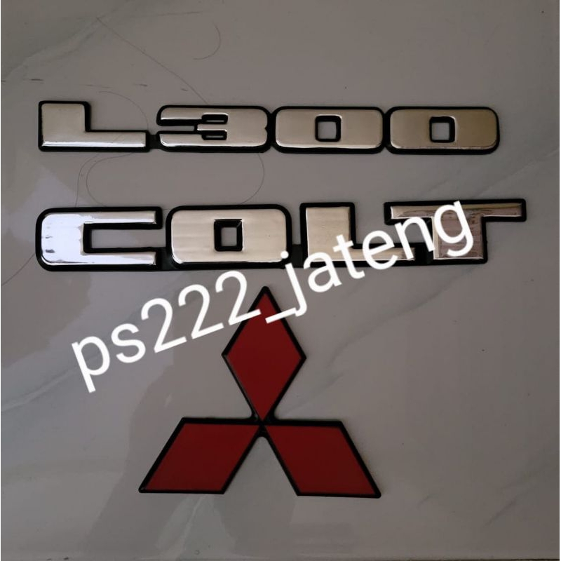 emblem tulisan colt l300/ emblem mitsubishi colt l300/emblem l300 colt