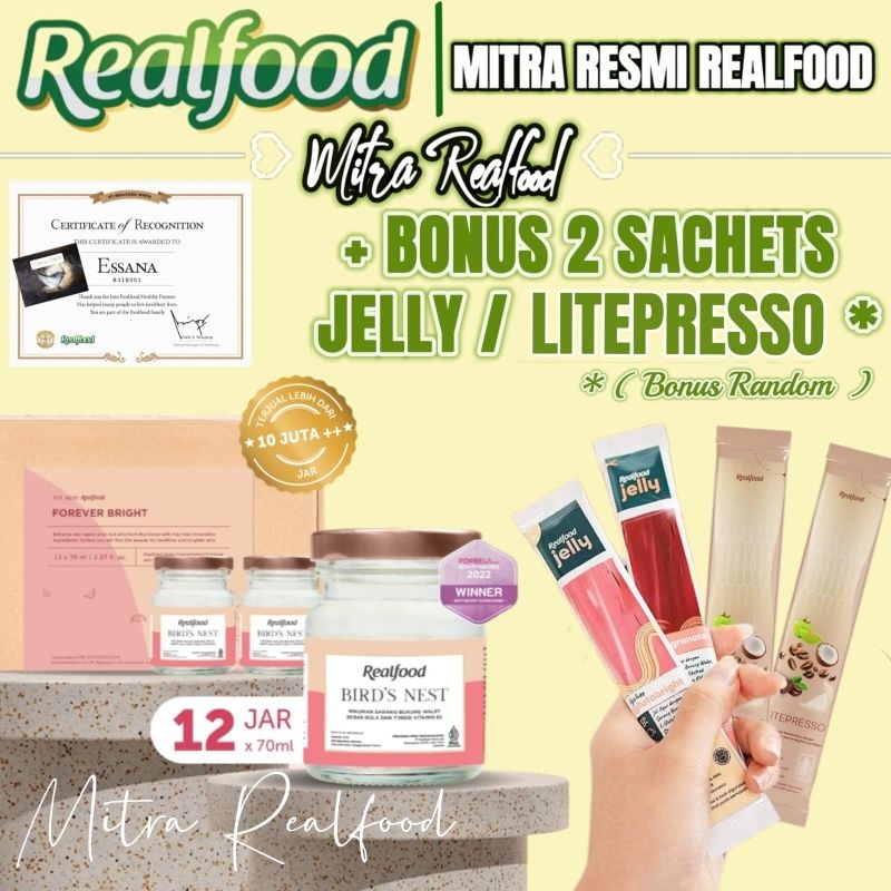 

Realfood Forever Bright 12 Jar ( Minuman Sarang Burung Walet )