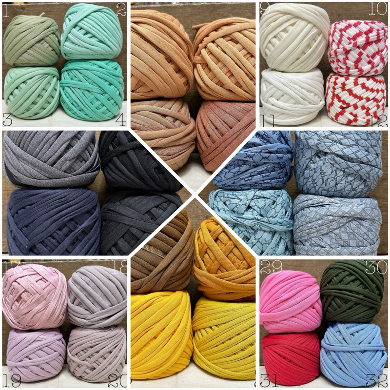 Benang Rajut KAOS ( T shirt Yarn / Tyarn )