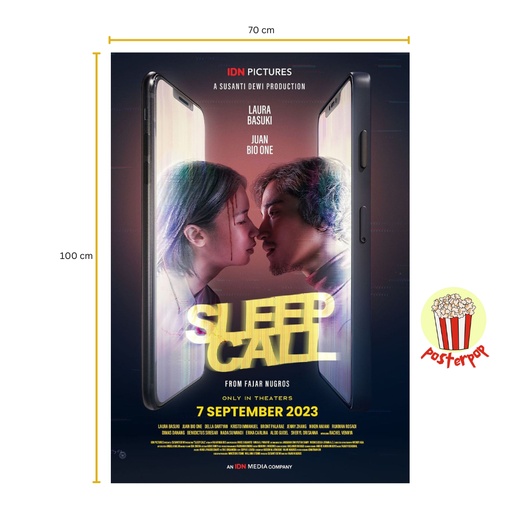 Poster Film Sleep Call - one sheet bioskop indonesia