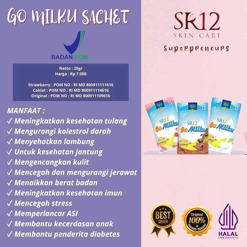 

Gomilku SR12 sachet | susu praktis | gomilku simple