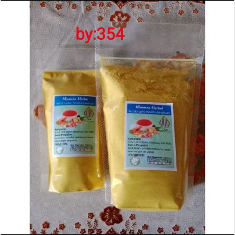 

kunyit kuning instan 1kg/kunyit jahe sereh lengkuas instan /kunyitjahe sereh lengkuas non gula