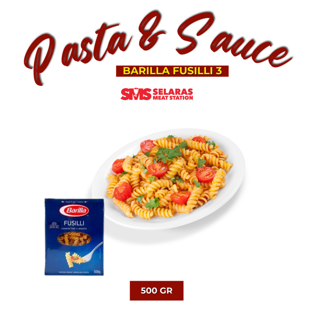 

Barilla Fusilli Pasta Fusili 500 gram