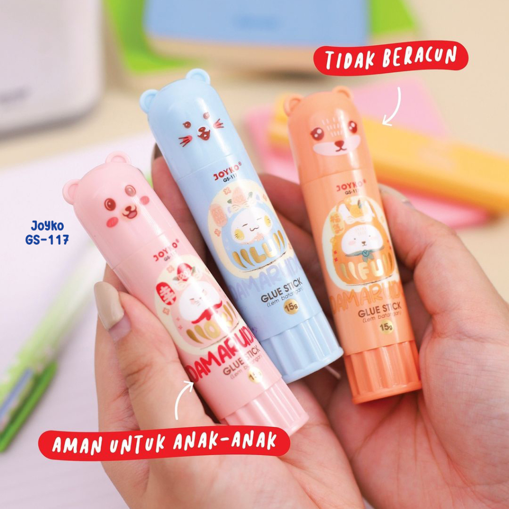 

LEM STIK JOYKO GS-117 / GS117 LEM KERTAS PADAT BENING SERBAGUNA GLUE STICK KECIL SEDANG BESAR BATANG TRANSPARAN PEREKAT ALAT TULIS KANTOR ATK KAMPUS SEKOLAH KULIAH STATIONERY / MITRA ABADI KATALOG JOGJA