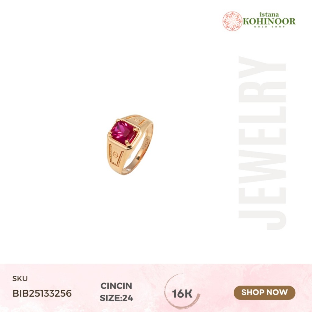 KOHINOOR CINCIN EMAS GOLD YELLOW GOLD EMAS VARIASI 16K