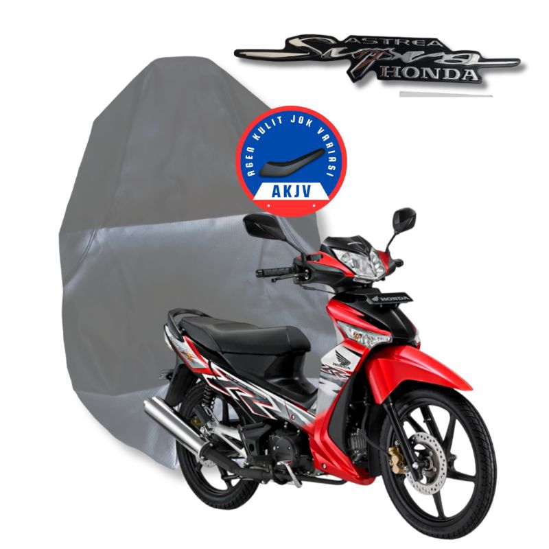 kulit jok motor SUPRA X 125 karbu ORIGINAL JAHIT DAN PRES