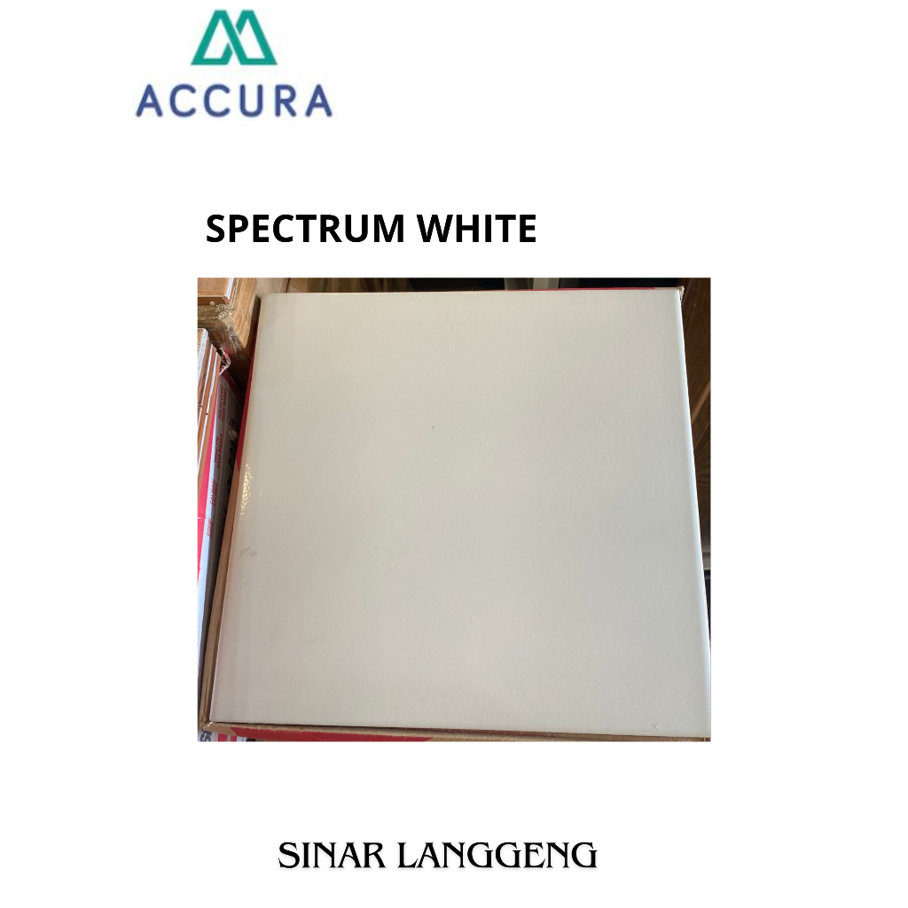 PROMO KERAMIK PUTIH POLOS SPECTRUM WHITE 30X30 GLOSSY LANTAI