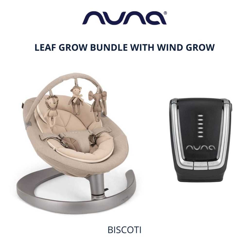 RB Nuna Leaf GROW Ayunan Bouncer Swing Baby Duduk Tidur Anak Bayi Recline Dudukan Baby Padding
