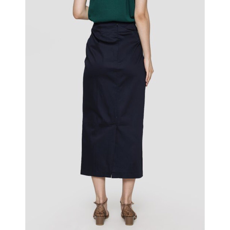 PRELOVED ROK SKIRT HITAM SPAN KANTOR BRAND EPRISE