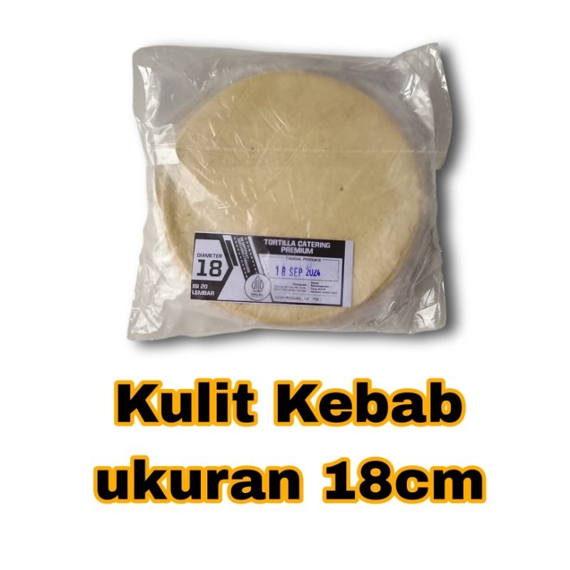 

Kulit Kebab ukuran 18cm