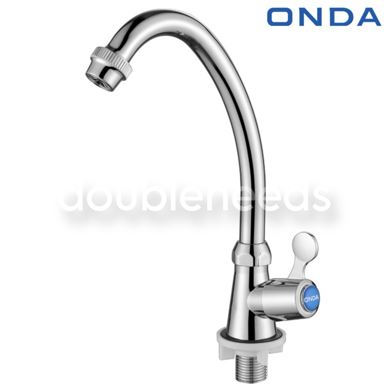 KRAN AIR DAPUR LEHER ANGSA ONDA 1/2” / KRAN DAPUR WASTAFEL