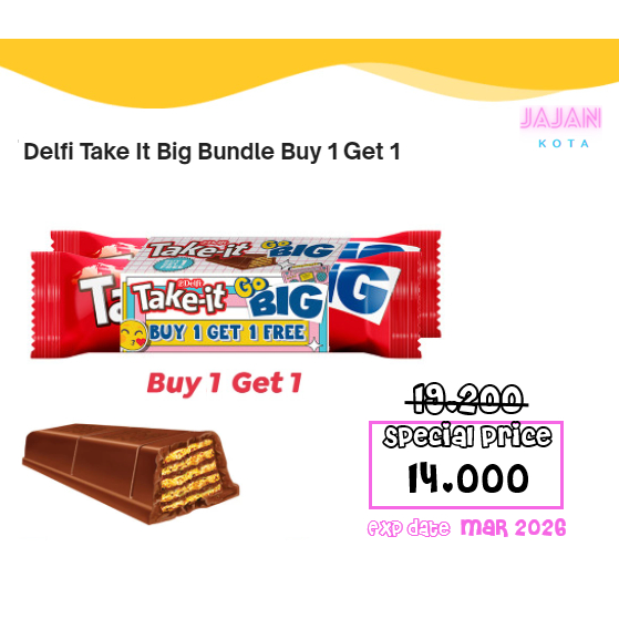 

Delfi Take It Big Buy 1 Get 1