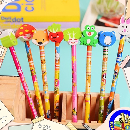 

DISKON MENGEJUTKAN SELUSIN Pensil Raut Motif Random S83