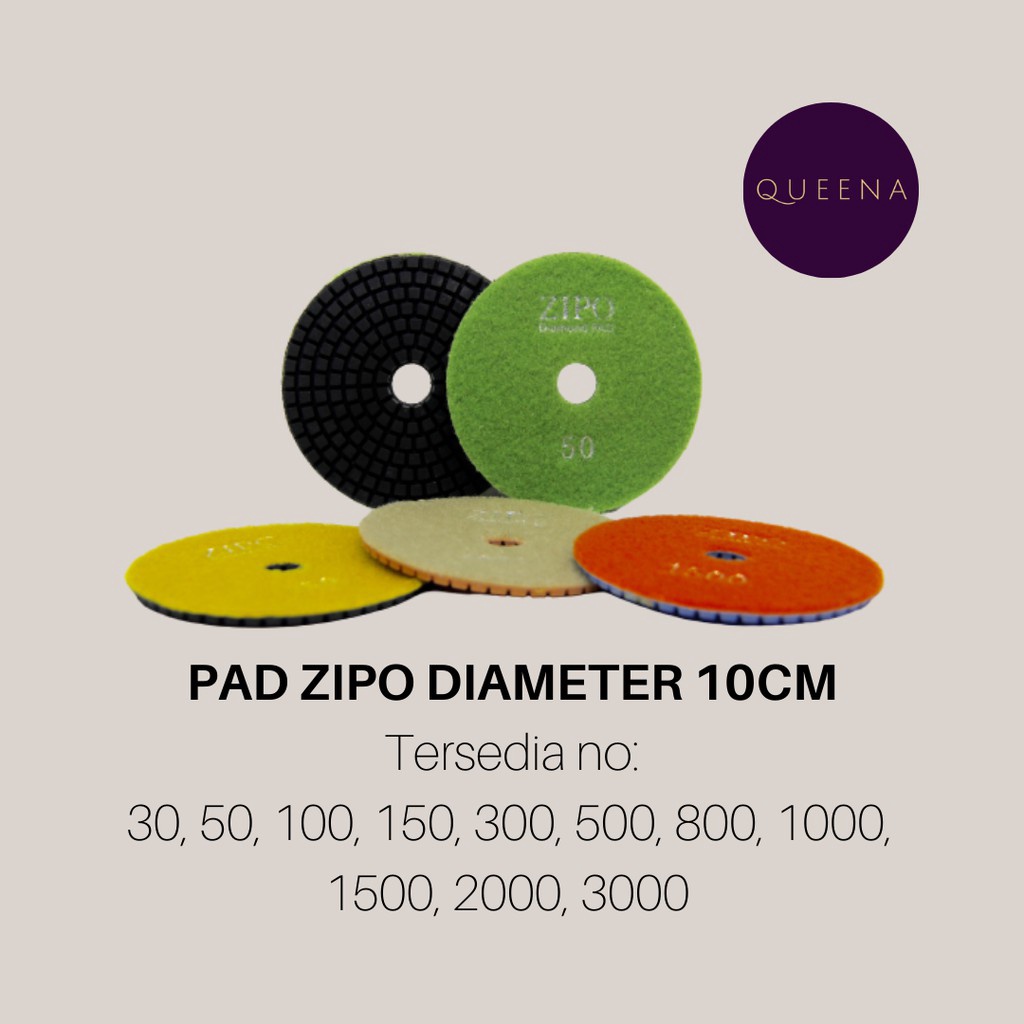 DIAMOND PAD ZIPO  PAD POLES MARMER GRANIT  POLISHING PAD