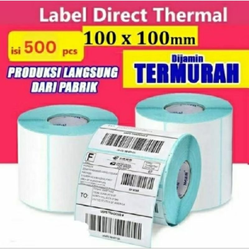 

TERMURAH KERTAS THERMAL 100 X 100 ISI 500 LEMBAR