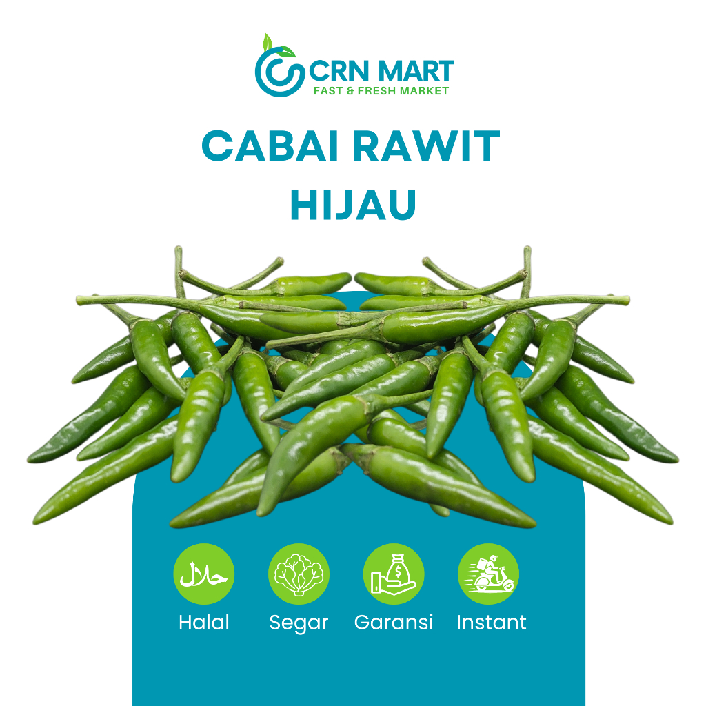 

CRN MART - Cabai Rawit Hijau Segar/Sayuran Segar/Cabe Rawit Hijau Fresh