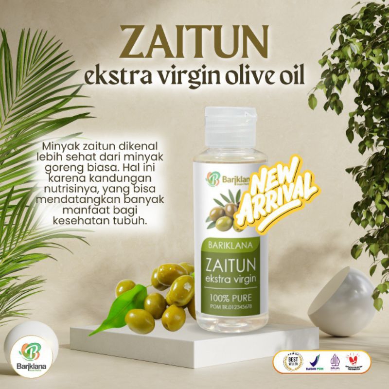 

minyak zaitun ekstra virgin olive oil bariklana 100ml