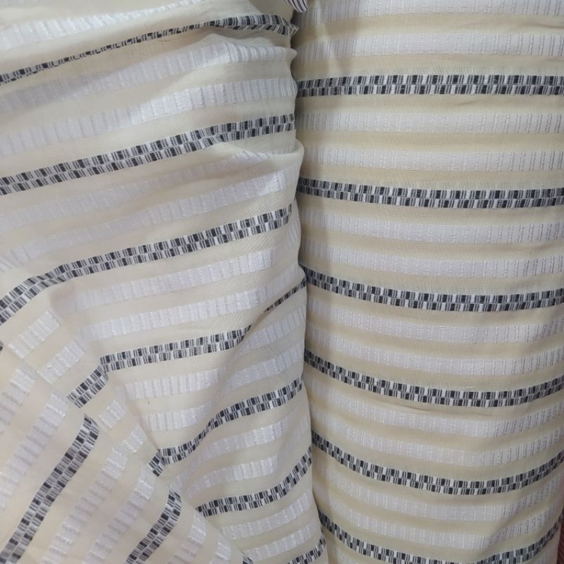 kain salur doby timbul - bahan kain doby motif timbul - harga 0.5m