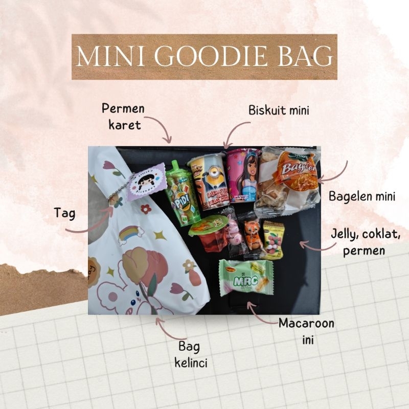 

Mini hampers/ goodie bag / birthday hampers/ Sweet Joy Mini Hampers