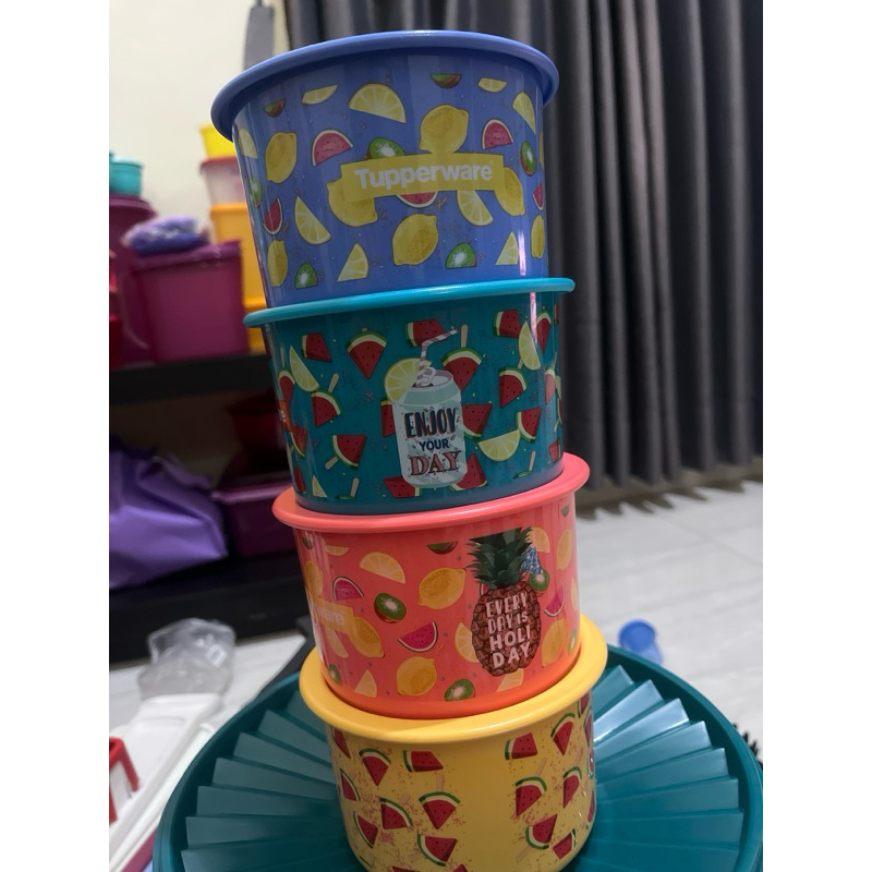 fresh day #tupperware original #toples snack motif motif