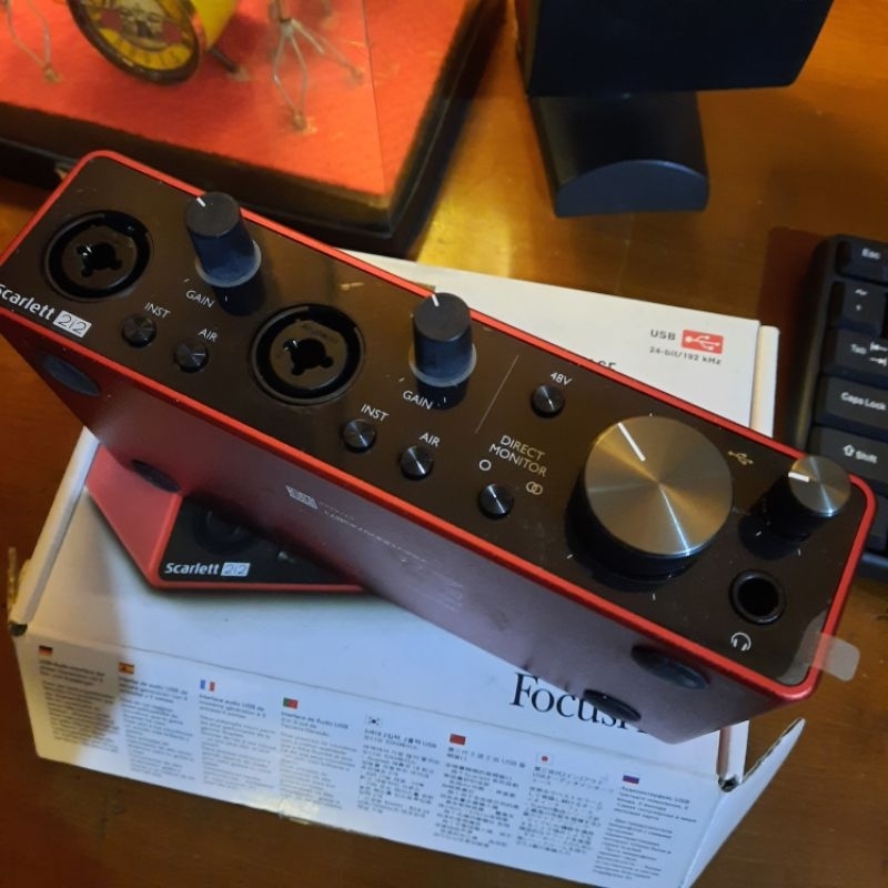 focusrite scarlett 212 gen3 soundcard