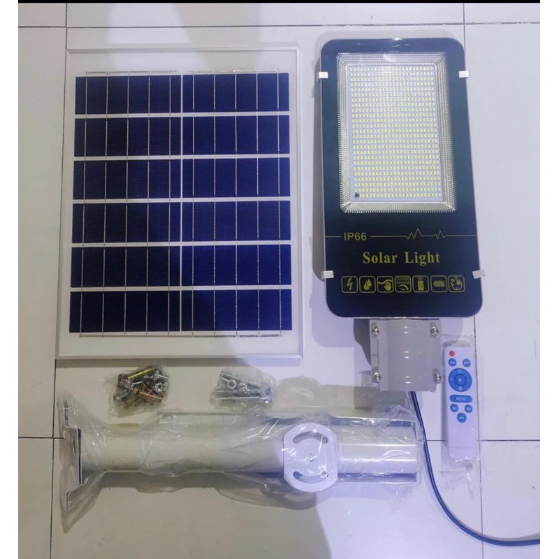 Lampu jalan panel surya 100W Pju solar cell 2in1 100 Watt tenaga surya matahari two in one