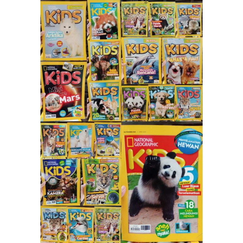 [Preloved/second/bekas] Majalah national geographic kids / natgeo kids satuan pilih edisi