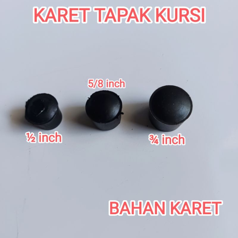 KARET KAKI KURSI | KARET TAPAK KURSI | KARET KAKI KURSI BULAT BAHAN KARET