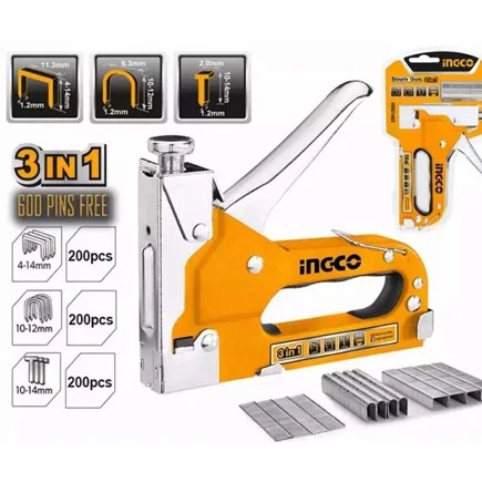 

PROMO AKHIR BULAN Staple Tembak 3 in 1 Way INGCO HSG145 Jok Hekter Staples Steples